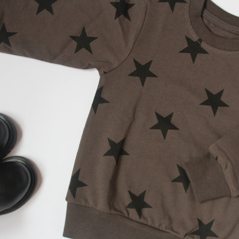 Star Printed Sweatshirt