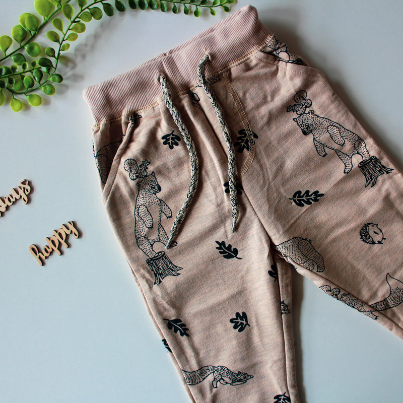 Joggers estampados elásticos